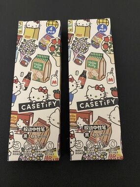 Casetify Hello Kitty Snack Pattern Pen Set